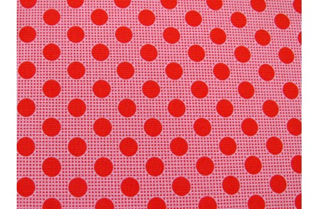 Tilda Stoffe Medium Dots rot Punktestoff