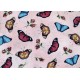 Patchworkstoff Schmetterlinge Butterfly Basics rosa blau