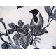 Quiltstoff Vögel schwarz weiß Classic Caskata