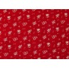 Stoff Blumen rot