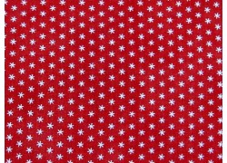Stoff Sterne rot Cranberries & Cream Quiltstoff