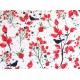 Baumwollstoff Hagebutten Vögel acufactum