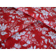 Patchworkstoff Blumenstoff Country Floral rot