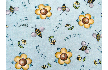 Patchworkstoff Bienen Nature`s Choir