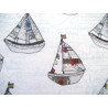 Patchworkstoff Segelboote Set Sail