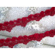 Blumenborte Spitze rot