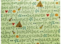 Patchworkstoff Bienen All About The Bees