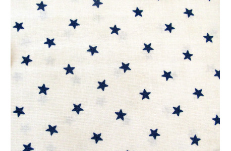 Quiltstoff Sterne blau Crystal Lake