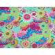 Patchworkstoff Blumen Kaffe Fassett