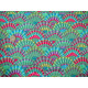 Patchworkstoff Fächer grün Kaffe Fassett