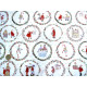 acufactum Stoffpaket Baumwolle Stoffe Winter Weihnachtsstoffe 75033