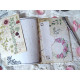 Junk Journal Mini floral Tagebuch