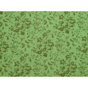 Patchworkstoff Blumen grün Laurelwood