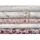 Patchwork Stoffpaket rot creme 75054