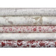 Patchwork Stoffpaket rot creme 75054