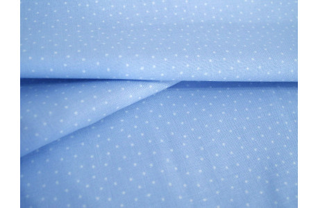 Westfalenstoff Pünktchen blau Baumwollstoff Punkte Dots Tupfen