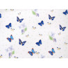 Westfalenstoff Schmetterlinge Canterbury blau Baumwollstoff Tierstoff Kinderstoff