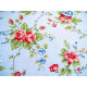 Rosenstoff Blumenstoff Baumwolle blau Sweet Liberty Patchworkstoff