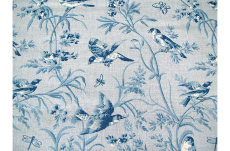Patchworkstoff Baumwollstoff Tierstoff Blumen Vögel Antoinette Moda