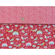 Tilda Stoffpaket Blumenstoffe Baumwolle Punkte rosa rot 75003