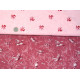 Patchwork Stoffpaket antikrosa Blumen Rosen Vögeln Baumwollstoffe 75074