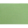 Baumwollstoff Punkte Dots Tupfen Pünktchen grün weiß