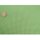 Baumwollstoff Punkte Dots Tupfen Pünktchen grün weiß