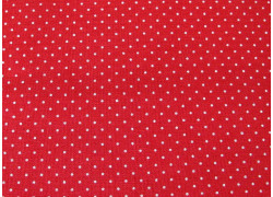 Stoff Punkte rot Baumwolle Westfalenstoff Capri Dots Tupfen Pünktchen