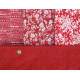 Patchwork Stoffpaket Baumwolle Vögel Beeren Blumenstoffe rot 77001