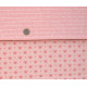 Stoffpaket Kinderstoffe Blumen Bienen Bären Schrift Baumwolle rosa