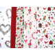Stoffpaket acufactum Baumwolle Häuser Beeren Mädchen Blumen Herzen Sommer 75063