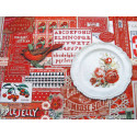 Patchworkstoff Vintage rot Curated in Color