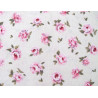 Canvas kleine Rosen Baumwolle Taschenstoff Kissenstoff Dekostoff Vorhangstoff