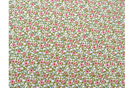 Tilda Stoffe Blümchen Blumen Baumwolle Patchwork Quiltstoff grün Creating Memories