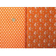 Tilda Stoffpaket orange Herbst Stoffe Blumen Rosen Punkte 75049