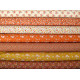 Tilda Stoffpaket Baumwolle Stoffe Rosen Blumen Blümchen rost orange 77008