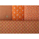 Tilda Stoffpaket Baumwolle Stoffe Rosen Blumen Blümchen rost orange 77008
