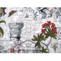 Quiltstoff Favorites Collages Blumen Vögel