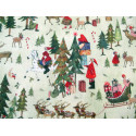 Stoff Weihnachten acufactum Nikolaus