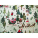 Stoff Weihnachten Baumwolle Silke Leffler acufactum Nikolaus Engel Tannen Rentiere