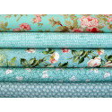 Patchwork Stoffpaket türkis 75068