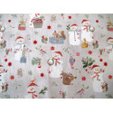 Stoff Weihnachten Schneemann acufactum