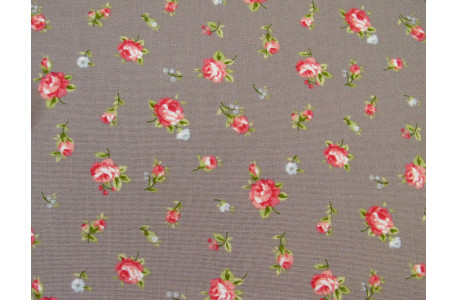Rosenstoff Baumwolle Blumen Moda Brenda Riddle Ellie Patchworkstoff