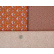 Patchwork Stoffpaket Baumwolle Blumen Rosen Blätter Tilda orange Herbst rost 75006