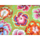 Patchworkstoff Baumwolle Blumen Stoff Hibiskus Kaffe Fassett