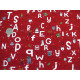 Weihnachtsstoff Patchwork Baumwolle Buchstaben Wörter Stoff On Dasher