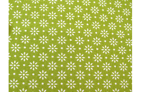 Patchworkstoff Blumen Emma Baumwolle Stoff Blümchen Moda Punkte