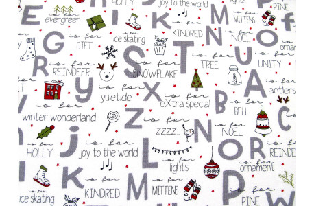 Weihnachtsstoff Baumwolle Texte Schrift Stoff Weihnachten Patchwork On Dasher