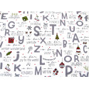 Weihnachtsstoff Patchwork On Dasher