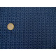 Baumwollstoff dunkelblau Kreise Punkte Sternchen Stoff Baumwolle